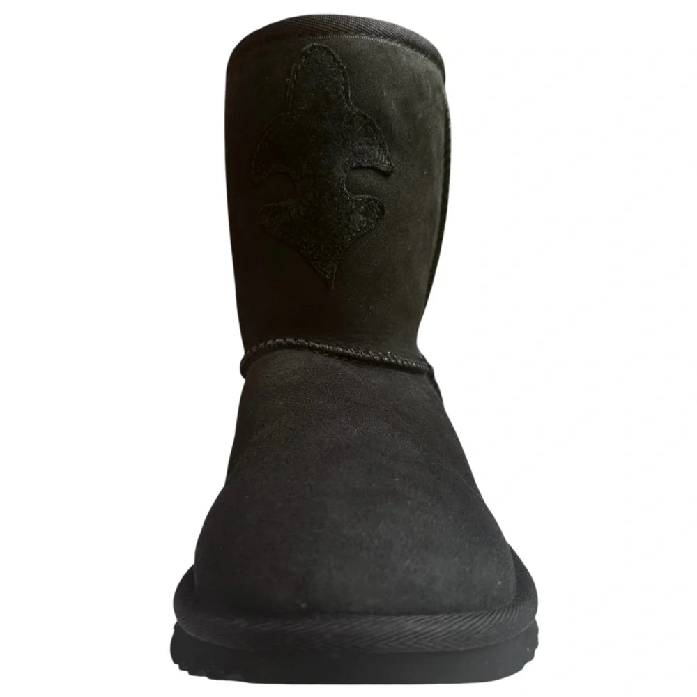 New Ugg Classic Short II Black Boots US 4 Big Kids 4 - 10 years Unisex Custom